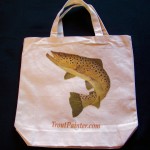 Brown Trout tote bag